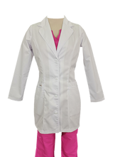 Cargar imagen en el visor de la galería, bata medico dama colombia deblanco