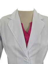 Cargar imagen en el visor de la galería, bata medico dama colombia deblanco