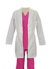 Cargar imagen en el visor de la galería, bata medico dama colombia deblanco