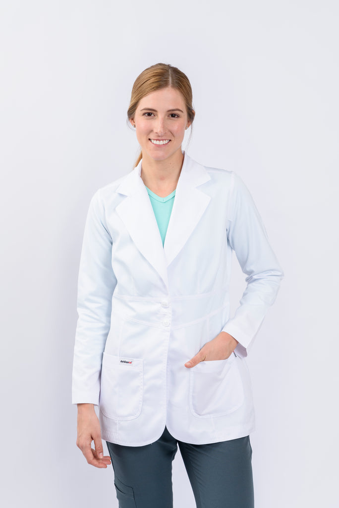 Bata para Médico Dama Manga 3/4, REF.: LB113GT