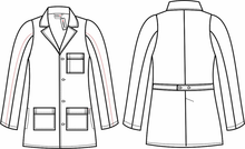 Cargar imagen en el visor de la galería, BATA MEDICO HOMBRE COLOMBIA DEBLANCO