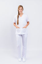 Cargar imagen en el visor de la galería, Pantalón y Blusa Dama Antifluidos blanco REF.: PB032AJ