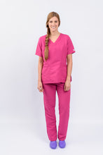 Cargar imagen en el visor de la galería, Pantalón y Blusa Dama en antifluidos CEREZA REF.: PB117AJCE