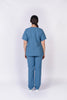 Pantalón y Blusa Dama Antifluidos Azul Petróleo REF.: PB032AJAP