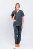 Pantalón y Blusa Dama Antifluidos gris oscuro REF.: PB032AJGO
