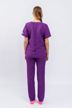 Cargar imagen en el visor de la galería, Pantalón y Blusa Dama Antifluidos  Morado REF.: PB032AJM