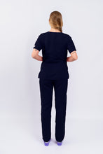 Cargar imagen en el visor de la galería, Pantalón y Blusa Dama en Antifluidos Azul Noche REF.: PB117AJAN