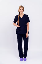 Cargar imagen en el visor de la galería, Pantalón y Blusa Dama en Antifluidos Azul Noche REF.: PB117AJAN