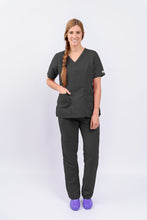Cargar imagen en el visor de la galería, Pantalón y Blusa Dama en Antifluidos Gris Oscuro REF.: PB117AJGO
