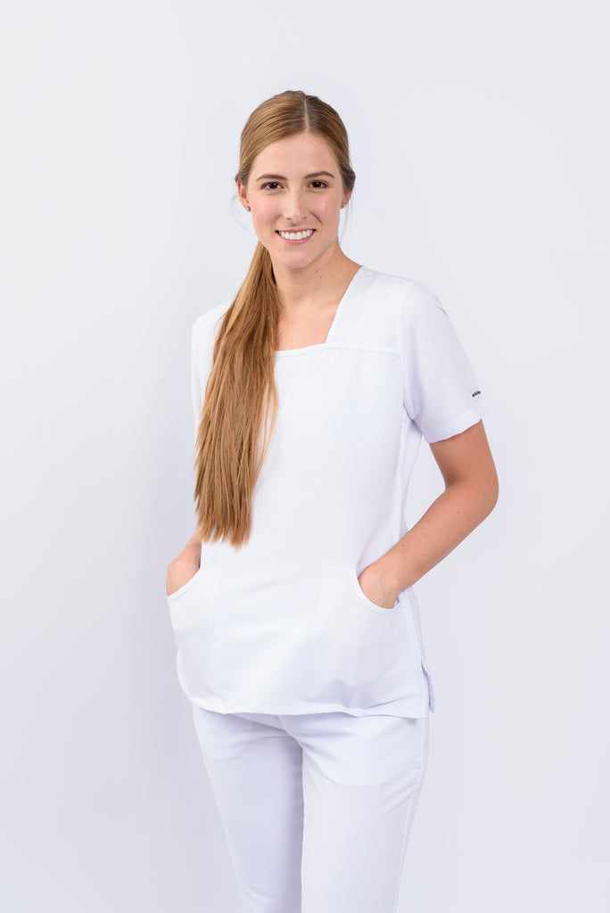 Pantalón y Blusa Dama Antifluidos Blanco REF.: PB325AJ