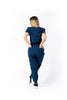 JOGGER Pantalón y Blusa Dama en Algodón teñido Azul oscuro REF: PB 480 GAO