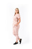 JOGGER EN DRIL PARA DAMA - PANTALON Y BLUSA  EN DRIL QATAR ROSADO: REF: PB 536 DQR