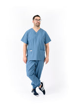 Cargar imagen en el visor de la galería, JOGGER Pantalón y Blusa Unisexo Algodon Azul Petroleo  REF.: PB 482 CAPO