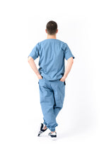 Cargar imagen en el visor de la galería, JOGGER Pantalón y Blusa Unisexo Algodon Azul Petroleo  REF.: PB 482 CAPO