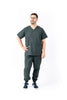 JOGGER Pantalón y Blusa Unisexo Algodon Gris Oscuro REF.: PB 482 CGO