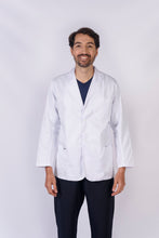 Cargar imagen en el visor de la galería, Bata para Médico Unisexo manga Corta, REF.: LB023GT