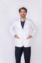 Cargar imagen en el visor de la galería, Bata para Médico Unisexo manga Corta, REF.: LB023GT