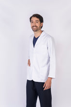 Cargar imagen en el visor de la galería, Bata para Médico Unisexo manga Corta, REF.: LB023GT