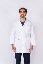 Cargar imagen en el visor de la galería, Bata para Médico Unisexo manga 3/4, REF.: LB05GT