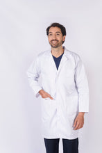 Cargar imagen en el visor de la galería, Bata para Médico Unisexo manga Larga, REF.: LB069GT