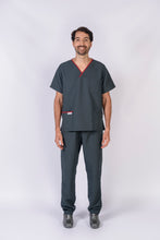 Cargar imagen en el visor de la galería, Pantalón y Blusa Unisexo Antifluidos Gris Oscuro REF.: PB386AJGO-VT