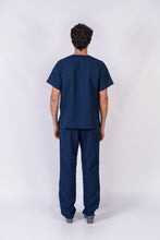 Cargar imagen en el visor de la galería, Pantalón y Blusa Unisexo Antifluidos Azul Oscuro REF.: PB021AJAO