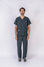 Cargar imagen en el visor de la galería, Pantalón y Blusa Unisexo Antifluidos Gris Oscuro REF.: PB021AJGO