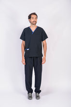 Cargar imagen en el visor de la galería, Pantalón y Blusa Unisexo Antifluidos Azul Noche REF.: PB386AJAN-AR