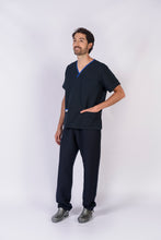 Cargar imagen en el visor de la galería, Pantalón y Blusa Unisexo Antifluidos Azul Noche REF.: PB386AJAN-AR