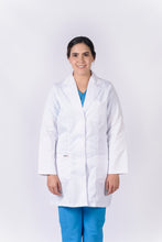 Cargar imagen en el visor de la galería, Bata para Médico Dama manga Larga, REF.: LB180GT