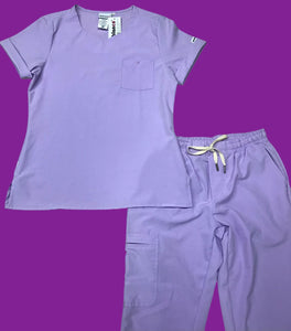 Jogger Licrado Pantalón y Blusa Dama en Antifluidos  Lila  REF.: PB 534 RNL