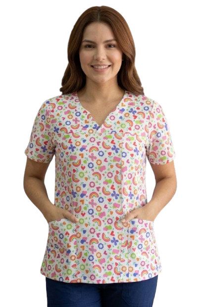 Blusa Estampada Antifluidos para Dama