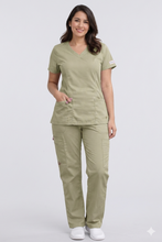 Cargar imagen en el visor de la galería, Pantalón y Blusa Antifluidos para Dama - REF: PB560