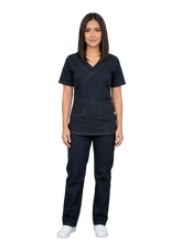 Cargar imagen en el visor de la galería, Pantalón y Blusa Tipo Jean para Dama Ref: PB383KO