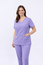 Cargar imagen en el visor de la galería, Pantalón y Blusa Antifluido Spandex para Dama - REF: PB 413