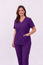 Cargar imagen en el visor de la galería, Pantalón y Blusa Antifluido Spandex para Dama - REF: PB 413