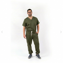 Cargar imagen en el visor de la galería, Pantalón y Blusa Unisex Antifluido Tipo Jogger - REF: PB483
