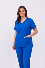 Cargar imagen en el visor de la galería, Pantalón y Blusa Antifluido Spandex para Dama - REF: PB 413