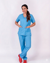Cargar imagen en el visor de la galería, Pantalón y Blusa Antifluido para Dama - REF: PB 117