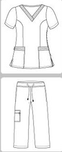 Cargar imagen en el visor de la galería, Pantalón y Blusa Dama en Antifluidos blanco REF.: PB117AJ