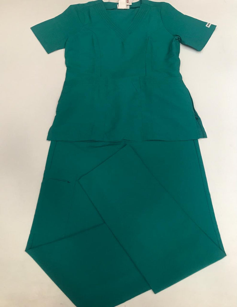 Pantalón y Blusa Dama en Antifluidos Nepal Verde Jade Ref.: PB 117 ANVJ