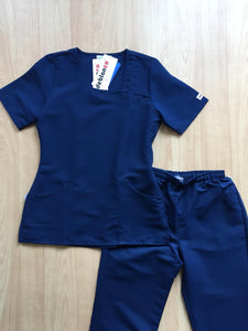 Pantalón y Blusa Dama Antifluidos azul Oscuro REF.: PB325AJAO