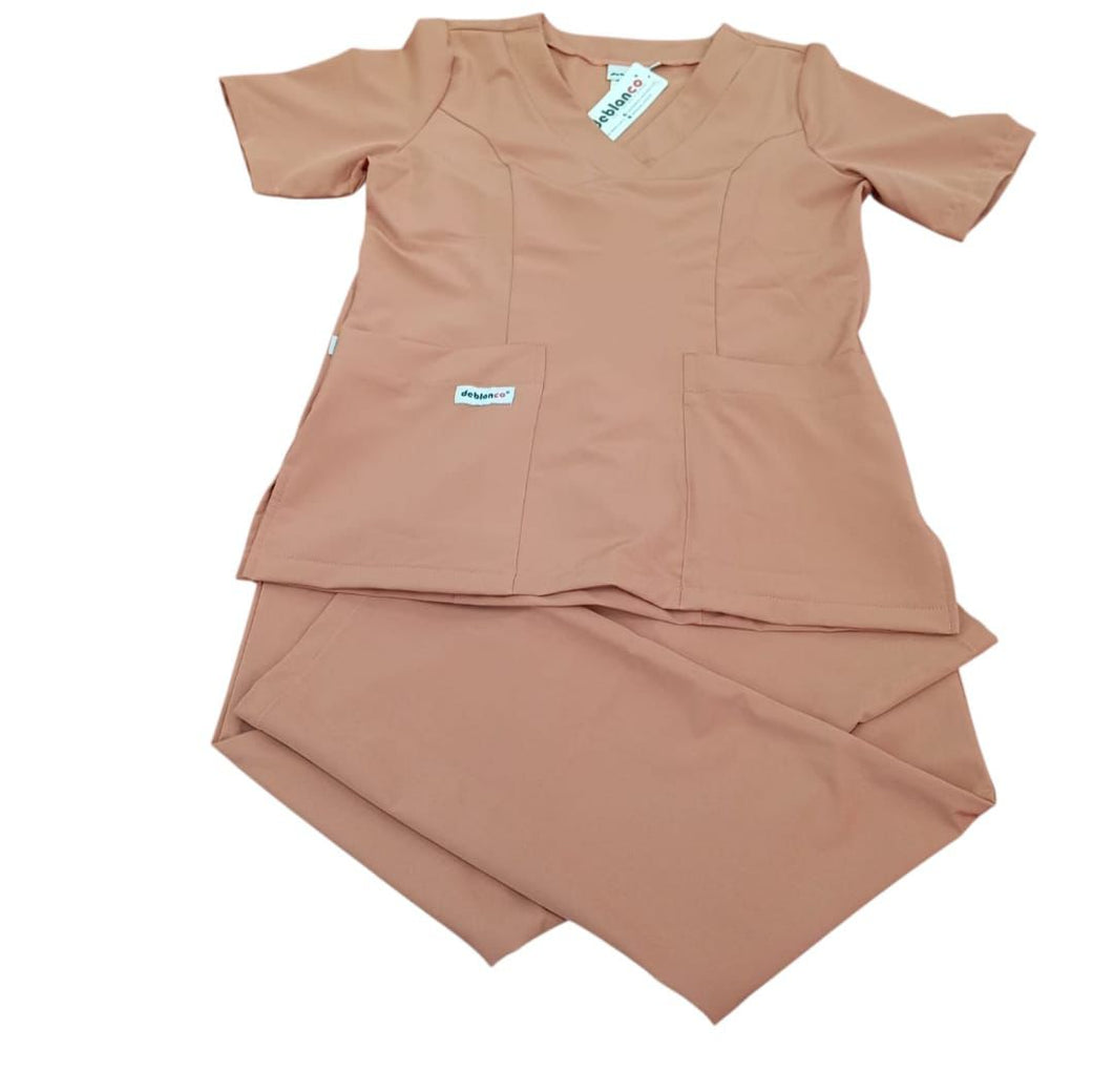 Pantalón y Blusa dama Antifluidos spandex Nude REF: PB 413 APNU