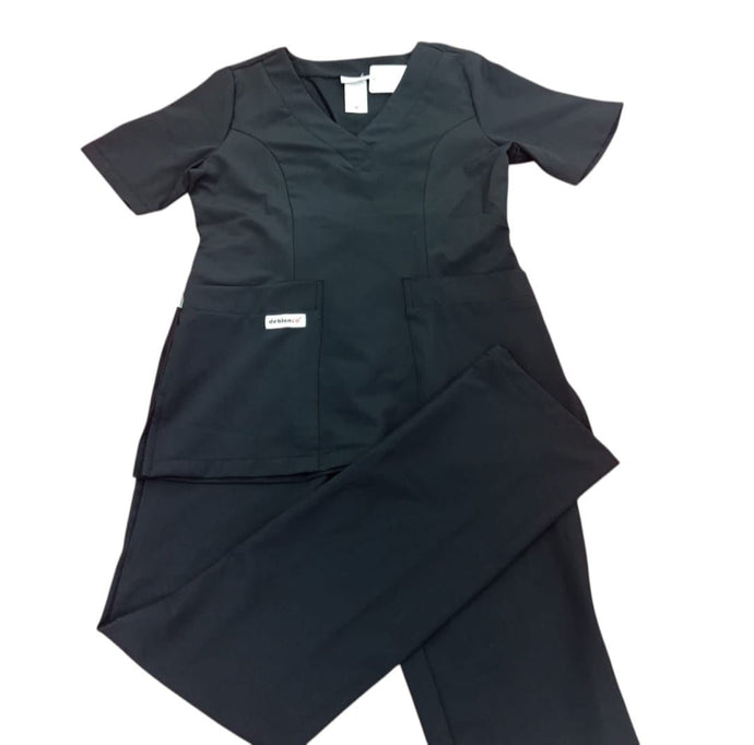 Pantalón y Blusa dama Antifluidos spandex Negro REF: PB 413 APN