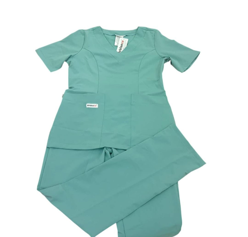 Pantalón y Blusa dama Antifluidos spandex Verde Claro REF: PB 413 APVC