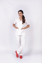 Cargar imagen en el visor de la galería, Pantalón y Blusa Dama en Antifluidos blanco REF.: PB117AJ