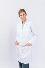 Cargar imagen en el visor de la galería, Bata para Médico Dama manga Larga, REF.: LB03GT