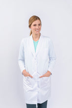 Cargar imagen en el visor de la galería, Bata para Médico Dama manga Larga, REF.: LB03GT