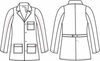 BATA MEDICO HOMBRE COLOMBIA DEBLANCO