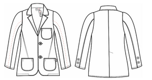 BATA MEDICO HOMBRE COLOMBIA DEBLANCO